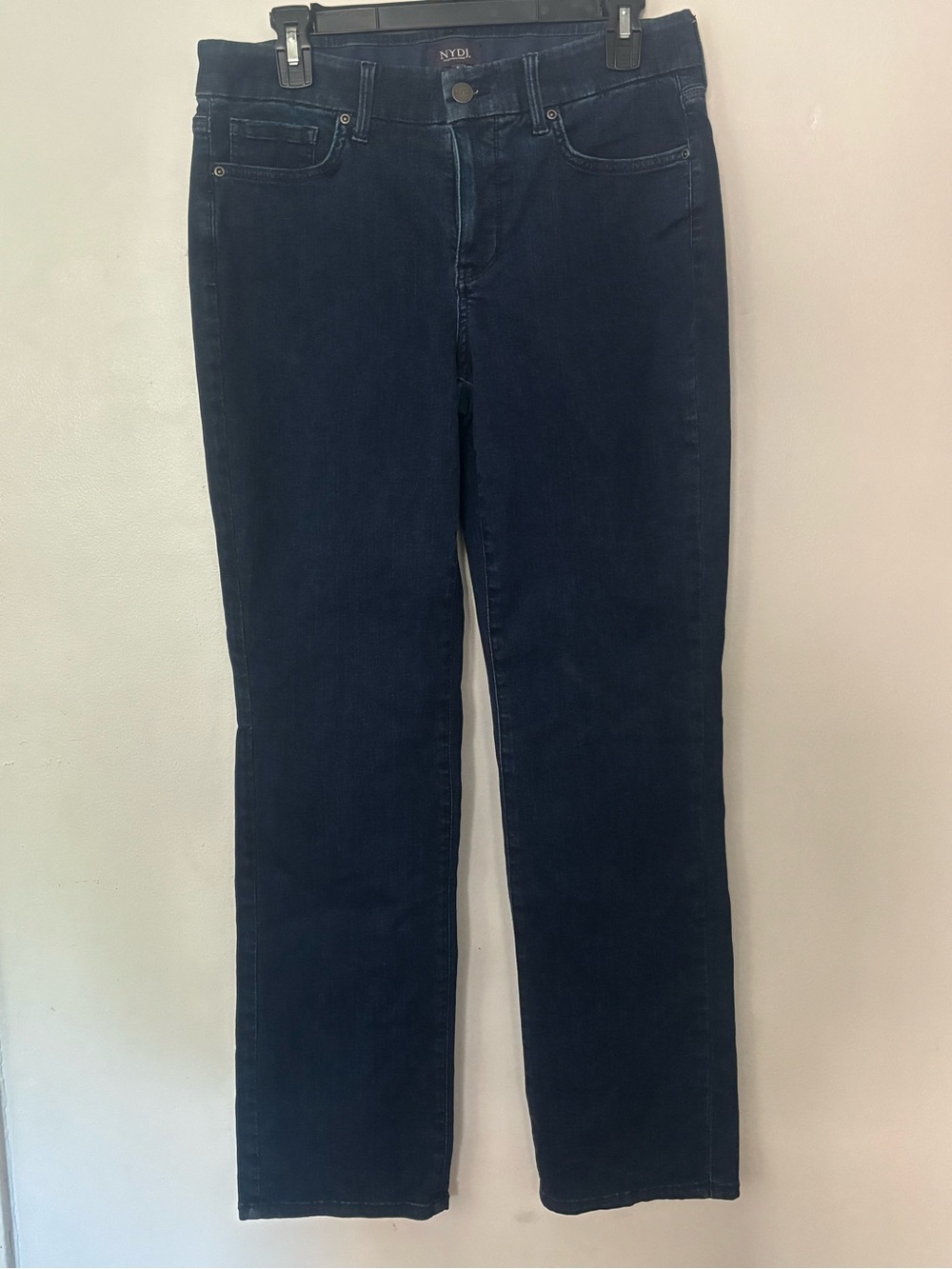 NYDJ Marilyn Straight Jeans Women’s Size S Dark Wash Lift Tuck Stretch
